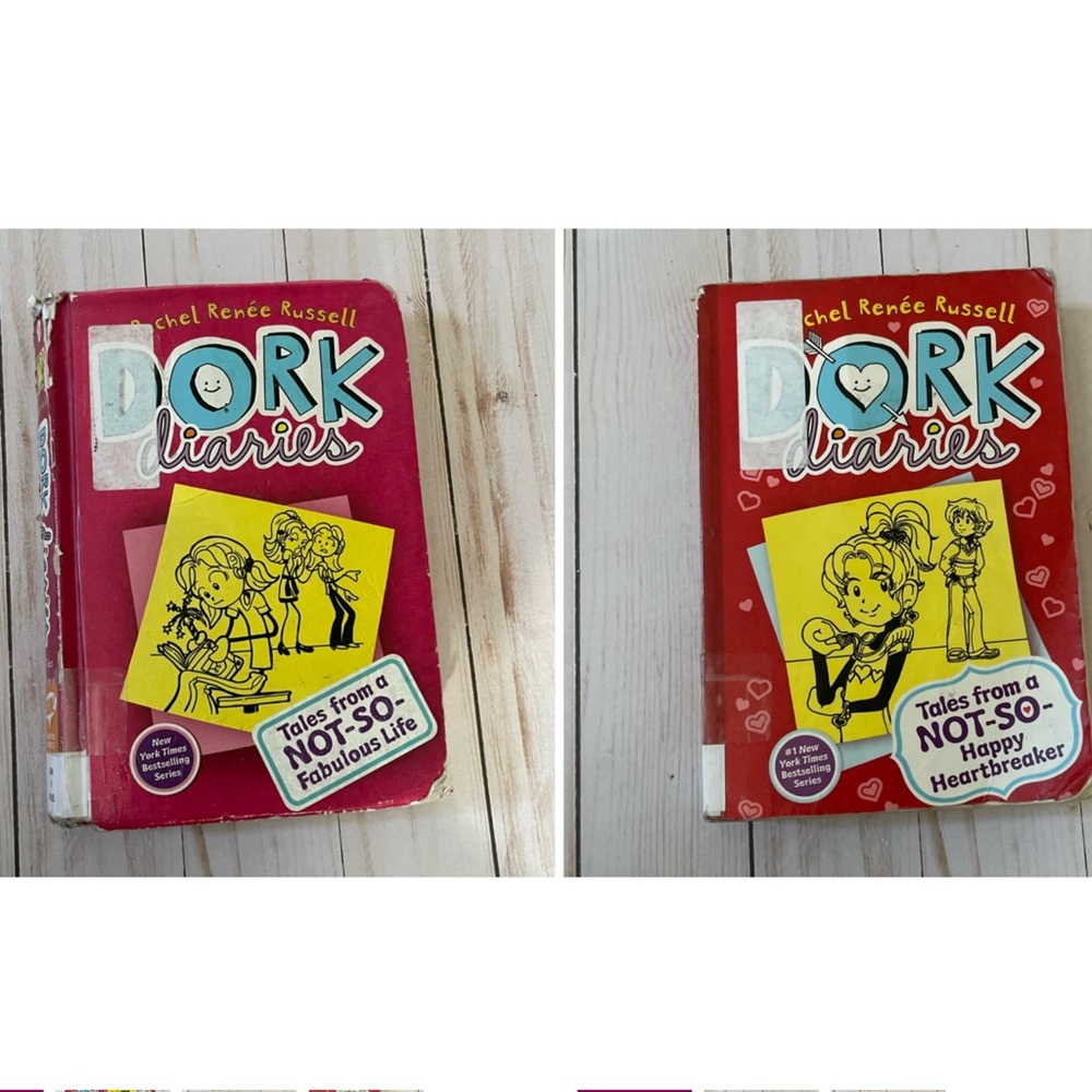 Dork Diaries books 1 & 6